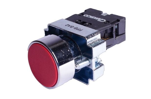 FPB-BA2 R. PULSADOR METALICO ROJO FPB-BA2 R. PULSADOR METALICO ROJO