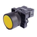 FPB-EA1 Y. PULSADOR PLASTICO AMARILLO