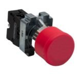 LMB-BS4. PULSADOR METALICO DE EMERGENCIA ROJO