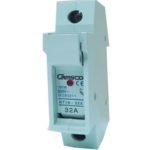 RT18-32AX 1P. BASE PORTAFUSIBLE 10X38MM 1P + LED