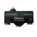 AM1306, Z-15GD-B - MICRO SWITCH TIPO PIN 1NA/NC 15A 250V, NEGRO