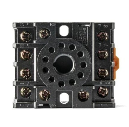 CZF11A-E, BASE DE 11 PINES P/ RIEL DIN CIRCULAR MOD. JQX, JTX, JMK