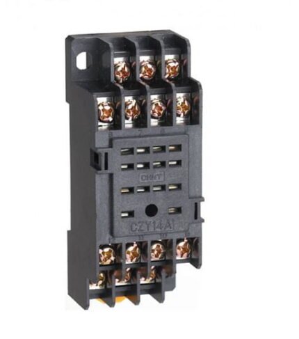 CZY14A-E, BASE DE 14 PINES P/ RIEL DIN PLANA MOD. JZX