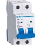 NB1-63H 2P C32 10KA, INT. TERMOMAGNETICO 2X32A, 10KA, CURVA C, RIEL DIN