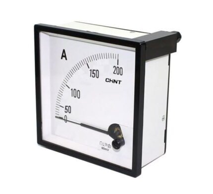 NP96-A 200/5A, AMPERIMETRO ANALOGICO 96MMX96MM, RANGO 200/5A