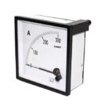 NP96-A 300/5A, AMPERIMETRO ANALOGICO 96MMX96MM, RANGO 300/5A