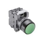 1SFA611100P3002, MP1-30G-K - PULSADOR MODULAR RASANTE METALICO VERDE, 1NA, DIAM. 22MM