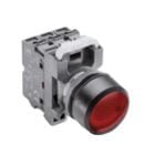 1SFA611100P3111, MP1-31R-1K - PULSADOR LUMINOSO MODULAR RASANTE METALICO ROJO, 1NC, DIAM. 22MM, LED 24VAC/DC
