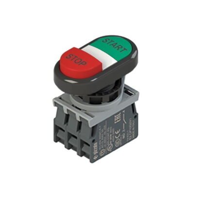 E2 AC-DXBC0625. PULSADOR DOBLE PLASTICO