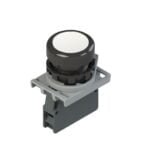 E2 AC-DXBC1200. PULSADOR PLASTICO RASANTE BLANCO