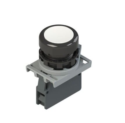 E2 AC-DXBC1200. PULSADOR PLASTICO RASANTE BLANCO