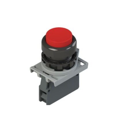 E2 AC-DXBC1209. PULSADOR PLASTICO NO RASANTE ROJO