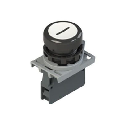 E2 AC-DXBC1226. PULSADOR PLASTICO RASANTE BLANCO