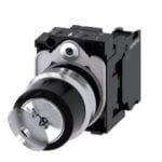 3SU1150-4BF11-1BA0. SELECTOR METALICO MANETA CORTA