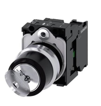 3SU1150-4BF11-1BA0. SELECTOR METALICO MANETA CORTA